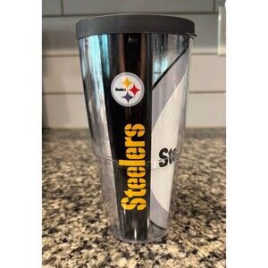 Pittsburgh Steelers 24oz Tervis Tumbler NFL Football W/ Lid Primary Logo